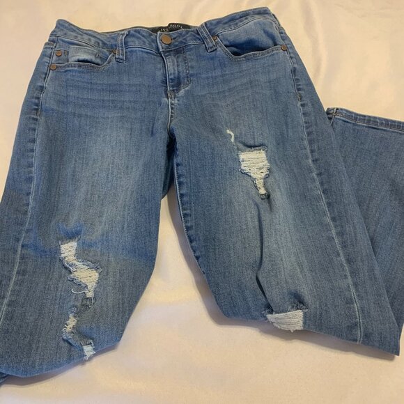 Liverpool the crop boyfriend distressed jeans size 6/28. - Picture 2 of 12